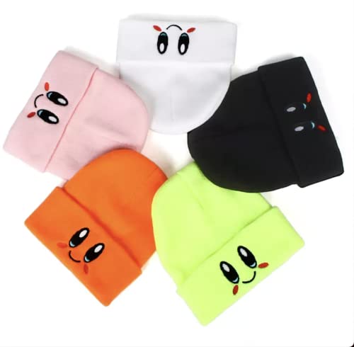 Jilani Handicraft - Kirby Beanie Adult Size Anime Hat Accessory Kawaii, Medium-Large (Black) #TOP3