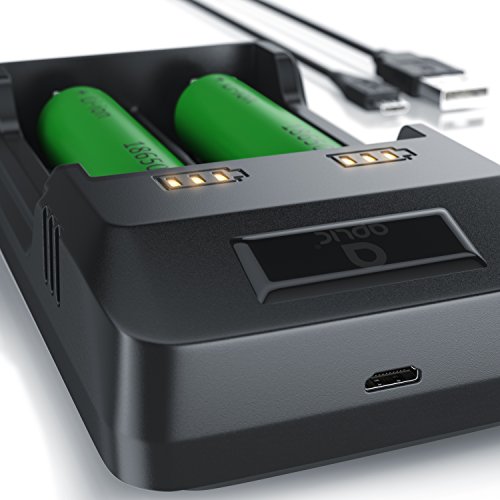 CSL - Akku Ladegerät mit USB Kabel - Universale Akku Ladestation Recharger - intelligente Mikroprozessorgesteuerte… – Bild 3