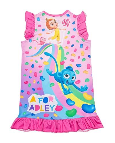 A FOR ADLEY Super Cute and Cozy Jammies, Now You Can Show Your Love For Adley While You Sleep or Just a Nice Pajama Day. (Navey Beans, 8)2