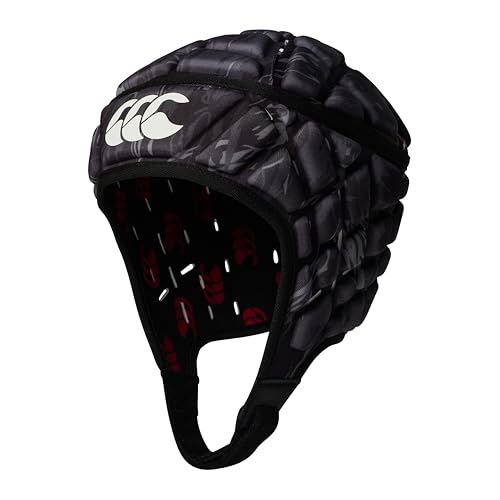 Canterbury Adult Unisex Force Raze Headguard Headguards, Black-Grey Camo, M