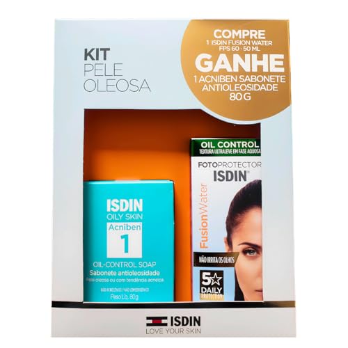 Kit Isdin Protetor Solar Facial Fusion Water Sem Cor Fps 60 50ml ...