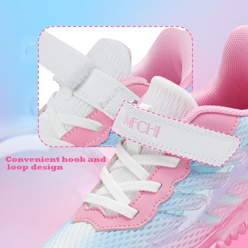 Image of JMFCHI Boys Girls Kids' Sneakers Knitted Mesh Sports Shoes Breathable Lightweight Running Shoes for Kids Fashion Athletic Casual Shoes