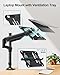 MOUNT PRO Laptop Arm Desk Mount, Single Monitor Stand with VESA Laptop Tray, Adjustable Lap Top Holder for Max 22lbs 17