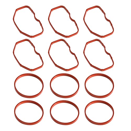 Image of 079129717B 079129717D 12x Upper and Lower Intake Manifold Gaskets Fit for Audi A7 A6 A8 S4 S5 Q5 Q7 SQ5