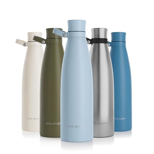 LARS NYSdiameter M Stainless Steel Insulated Water Bottle 750ml, 1L, Sky Blue, 750 ml