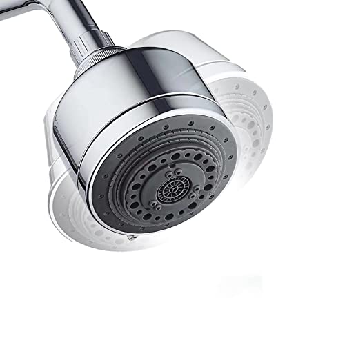 Duschkopf, Hochdruck-Duschkopf - Chrom poliert mit technischem ABS-Material, 7 Sprüheinstellungen (verstellbares Kugelgelenk) Cover