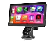 Sistema di navigazione video satellitare montato s Schermo portatile da 7 pollici per Apple Carplay,Android Auto wireless per montaggio sul cruscotto,per sistema