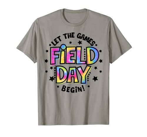 Teacher Student Field Day Let The Games Begin Field Day Camiseta