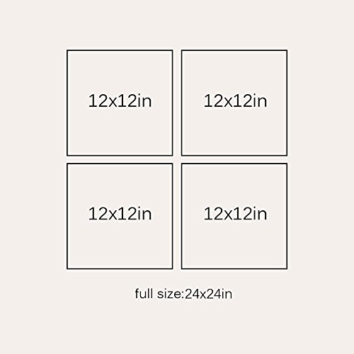 Specialart High-End Frame Wall Art - 4Pcs Birds On The Trees Of Bloom And Butterfly Pictures Print On Canvas Painting Stretched And Framed For Wall Decor 12 X 12 Inch X 4 #TOP5