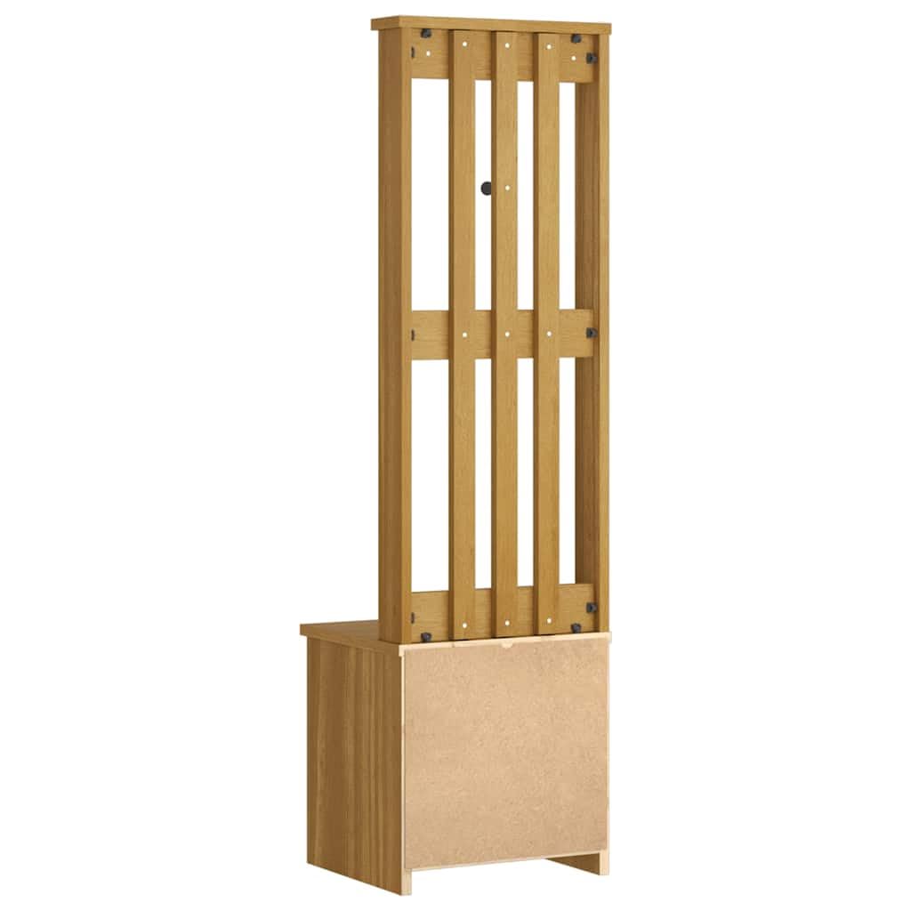 Wieszak na ubrania SANDNES z litego drewna sosnowego 45x40x159,5 cm z 3