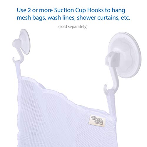 Paquete de 12 Ganchos de Ventosa - Sistema de Seguridad - Poder de vacío Extra Fuerte - Ideales para la Cocina o el baño - Toallas, Batas de baño, Abrigos, sartenes, Herramientas, etc.