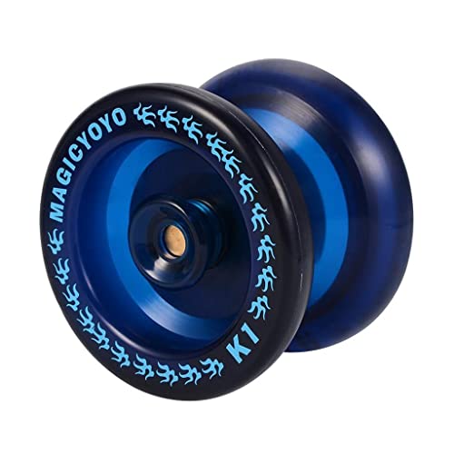 Image of High Performance ABS PP Magic Yoyo K1 Spin YOYO Ball Bearing String 1A 3A 5A Trick Toys for Kids /Adults Blue