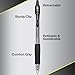 Pilot, G2 Premium Gel Roller Pens, Ultra Fine Point 0.38 mm, Pack of 12, Black