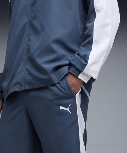 Image of Puma | Essentials Men's Sweat-Wicking Woven Tracksuit | Dark Indigo | M