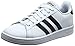 adidas Herren Grand Court Tennisschuh, Weiß Schwarz, 48 EU