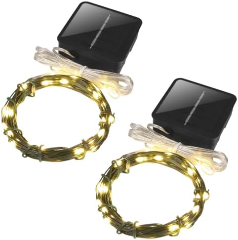 Gartenmama Mini Lichterkette Solar Kleine Solar Lichterkette Aussen mit