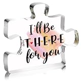 Friends TV Show Acrylic Sign I'll Be There for You Desk Decorative Gifts for Friends, Birthday Friendship Gifts for Friends Women student Girls Perfect for Graduation