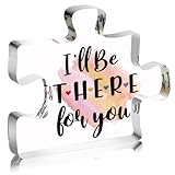 Friends TV Show Acrylic Sign I'll Be There for You Desk Decorative Gifts for Friends, Birthday Friendship Gifts for Friends Women student Girls Perfect for Graduation