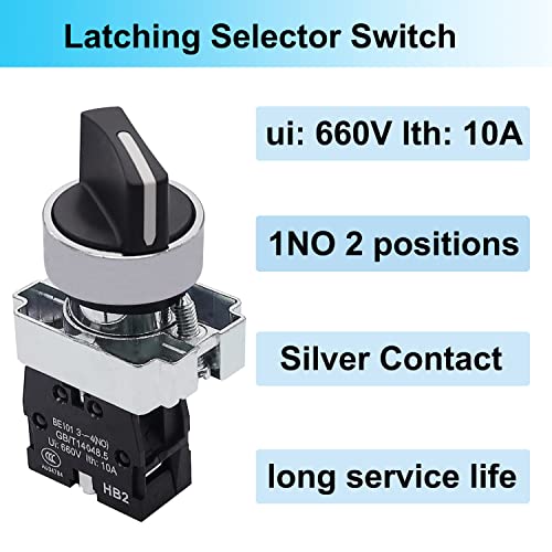 Interrupteur sélecteur rotatif de haute précision XB2 440V commande industrielle