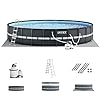 INTEX Ultra XTR 18 ft x 52 in Above Ground Pool Set, Round Swimming Pool with Steel Frame, 2100 GPH Sand Filter Pump, Ladder, Cover, & Ground Cloth