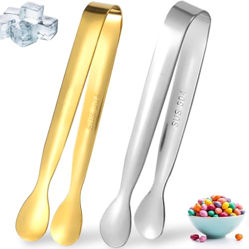 Mini Pince Alimentaire, Pinces Acier Inoxydable, Pince à Sucre, Pince a Bonbon, Pince à Glaçons, Pince Cuisine, Petite Pince, Pince Inox Cuisine, Pince...