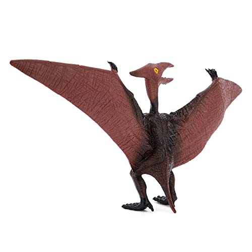 Zappi Co Childrens Pterodactyl black/purple Dinosaur Figure Toy (25.5cm Length) Realistic Detailed Dino Collection for Kids - Image 2