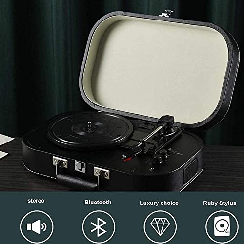 Tourne-Disque rétro, Gramophone, Tourne-Disque Vinyle Bluetooth Vintage Tourne-Disque 3 Vitesses Portable Valise Platine… - Les Beatles, Paul McCartney, John Lennon, RIngo Starr, George Harrison Tourne-Disque rétro, Gramophone, Tourne-Disque Vinyle Bluetooth Vintage Tourne-Disque 3 Vitesses Portable Valise Platine… – Image 7