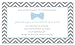 48 Bow Tie Bring A Book Card (Blue)