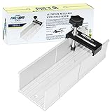 良匠 FIRSTINFO TOOLS アルミ製 マイターボックス 鋸切断ガイド 45度 90度 135度 (切断可能サイズ 75x50mm)