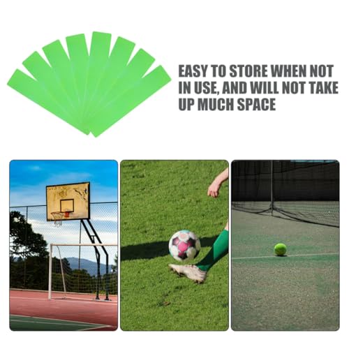Marcadores de puntos impermeables de PVC con diseño rectangular para canchas 3