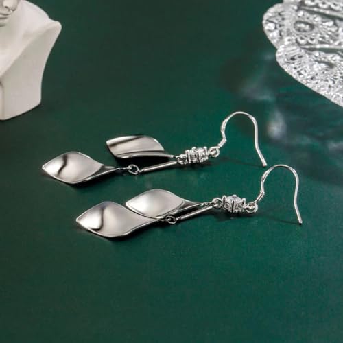 Boucles d'oreilles feuilles légères anti-douleur pour soirée - 6
