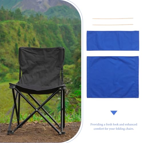 Image of balacoo Director Chair Replacement Canvas Seat Cover Foldable Camping Chair Cloth with Bamboo Rods for Fishing Picnics Outdoor Repair 20.59 X 16.25 in