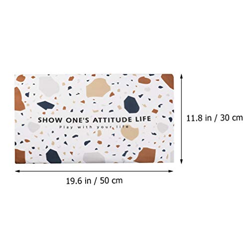 Tapete de piso YARNOW com secagem rápida, absorve água, tapete de cozinha, tapete antiderrapante par