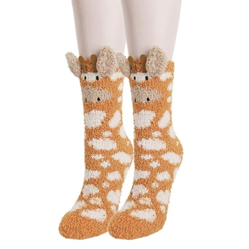 Benefeet Sox Fuzzy Fluffy 3D Animal Socks for Women Girl - Winter Warm Sleeping Plush Comfy Slipper Socks