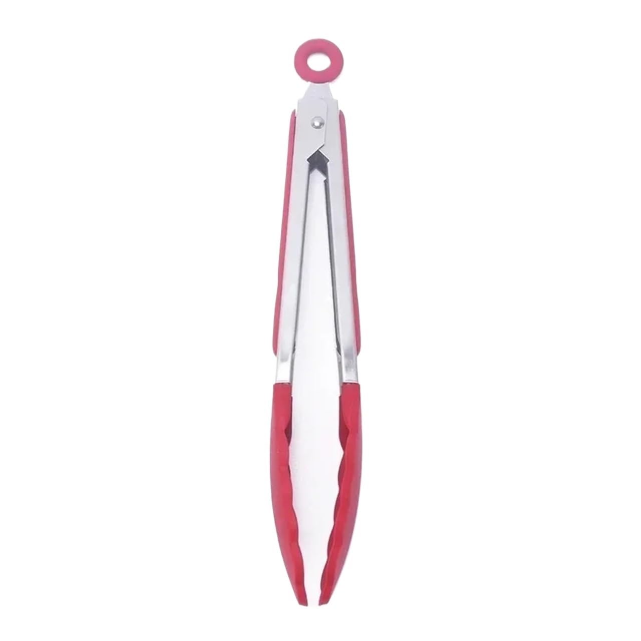 Küchenzangen-Set 3 teile/satz Küche Zangen Silikon Non-slip Kochen Clip Clamp BBQ Salat Werkzeuge Grill Küche Zubehör Silikon Lebensmittel Tong edelstahl Für die Küche(Red)