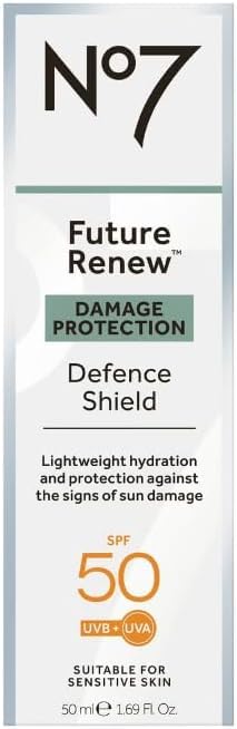 No7 Stiefel No7 Future Renew Damage Protection Defence Shield LSF50, 50 ml (Pack of 1)