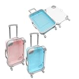 Maleta de viaje en miniatura de 2 piezas, regalo de viaje para vacaciones, hucha, regalo de dinero, para niños, 13 x 7,5 x 3,5 cm