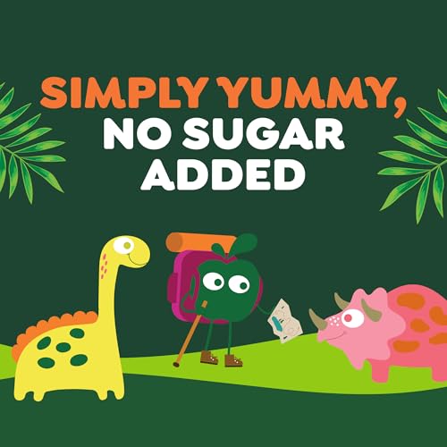 GoGo squeeZ No Sugar Added Jurassic Fruit & veggieZ Applesauce, 20 Count