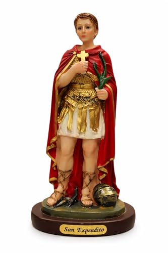 San Expedito - 6" Saint Expeditus Statue Religious Figurine