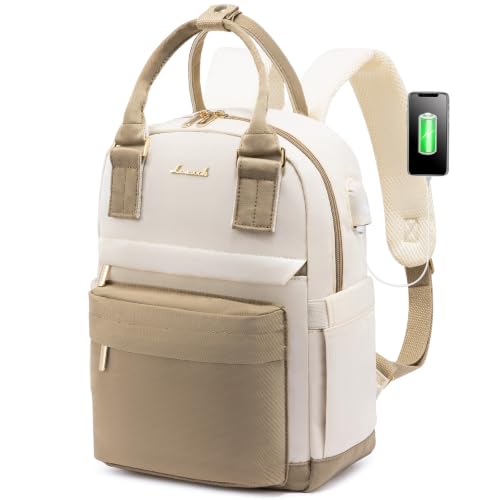 LOVEVOOK Mini Backpack for Women Stylish Waterproof Backpack Purse with USB Port, Cute Bookbag for College School Travel