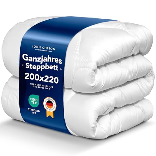 John Cotton New Way Bettdecke 200x220 - Innovativ & Atmungsaktive...