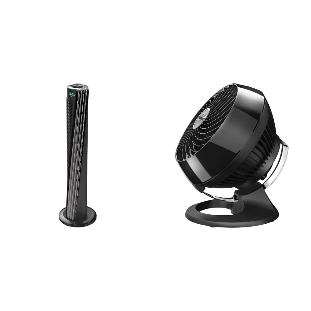 Amazon.com: Vornado 173 Whole Room Tower Air Circulator, 37, Black -  FA1-0039-06 u0026 460 Small Whole Room Air Circulator Fan with 3 Speeds,  460-Small, Black : Home u0026 Kitchen