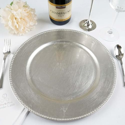 Silver Charger Plates