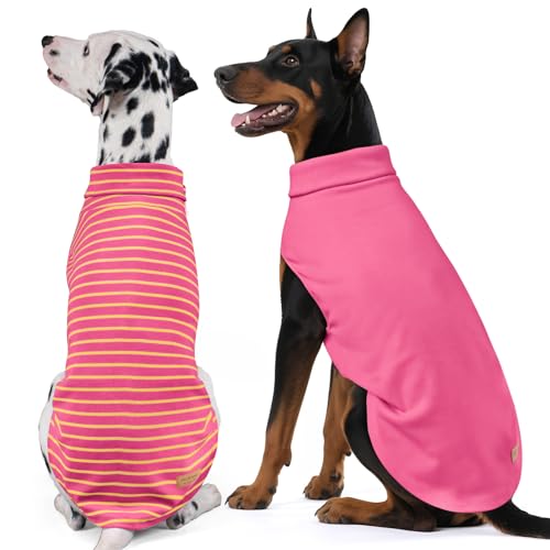 Image of KYEESE 2Pack Dog Sweater for Large Dogs Soft Pet Coats Fleece Sweatshirt
