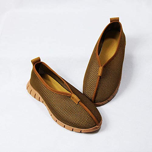 Yellow Summer Shaolin Monk Zen Buddhist Shoes for Training Meditation3