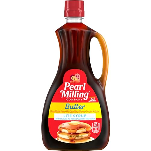 Pearl Milling Company Butter Rich Lite Syrup, 24oz Bottle