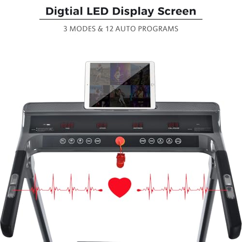 Image of Portable Electric Treadmill for Home Fitness