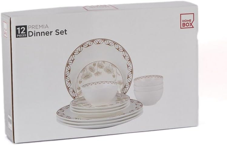 HomeBox Premia 12-Piece Dinner Set