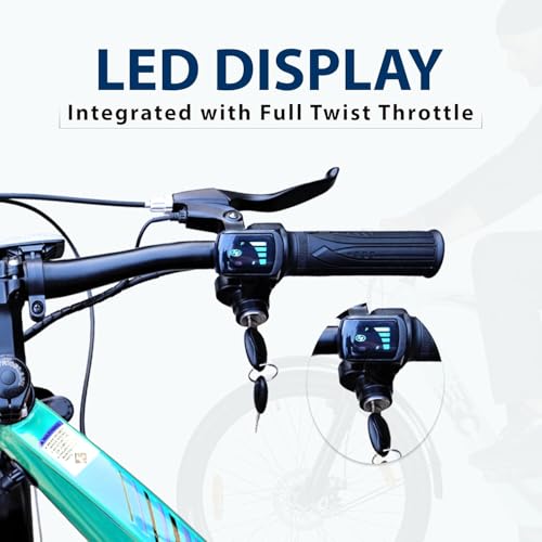 Image of Electric Cycle 250W Motor with 36V Lithium-Ion Battery | 26 inch Fat Mountain Tires | Pedal Assist E-Cycle with Dual Disc Brakes | Ultimate Sports Ride Experience Up to 30 km Rang Man & Woman