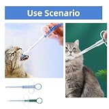 2 Stück Tablettengeber für Katzen,Katze Tabletten Pill Feeder,Cats Tablette Tabletteneingeber,Animal Medikamenten Shooter Dispenser Assist,Silikon Versteck Feeders Spritze Assistent für Pet Pille